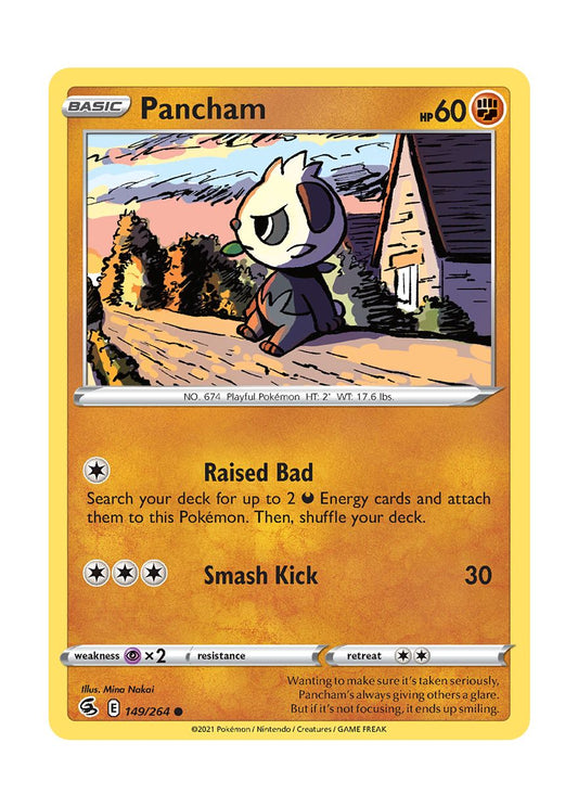 Pancham - Reverse Holo (149/264) - Fusion Strike