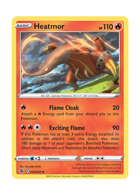 Heatmor - Reverse Holo (041/264) - Fusion Strike