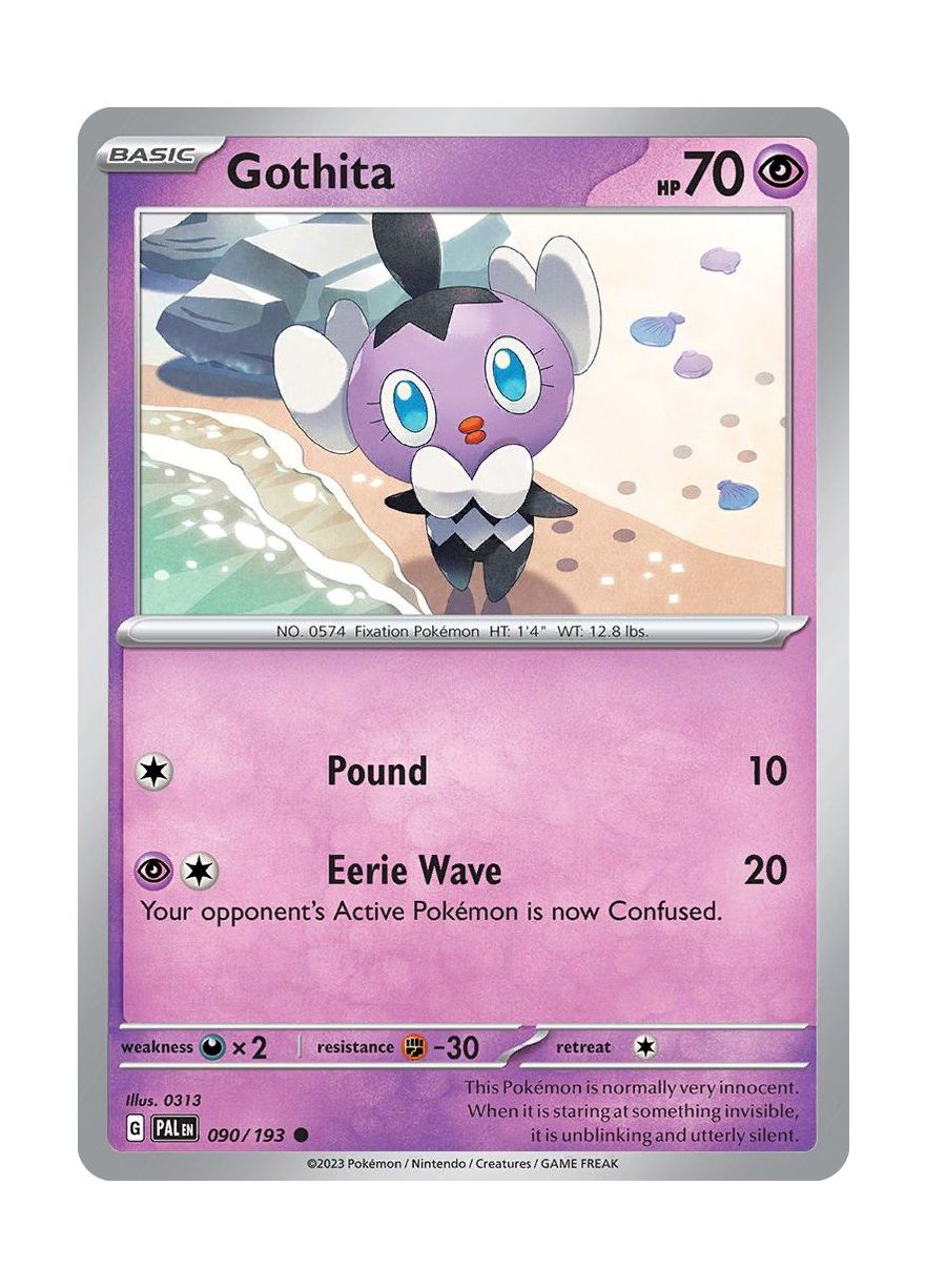 Gothita - Reverse Holo (090/193) - Paldea Evolved
