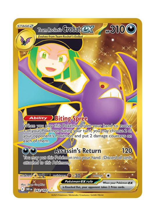 Team Rocket's Crobat ex (242/182) - Destined Rivals