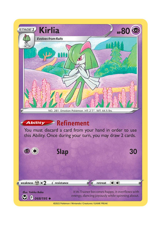 Kirlia - Reverse Holo (068/195) - Silver Tempest