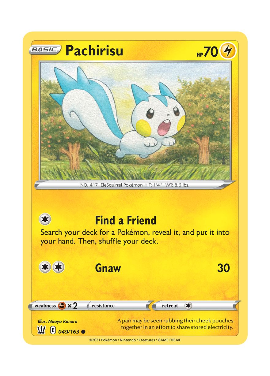 Pachirisu - Reverse Holo (049/163) - Battle Styles