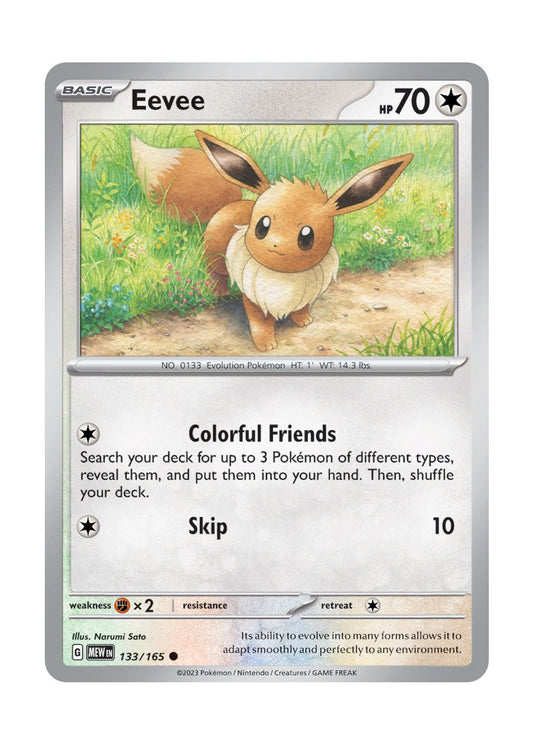 Eevee - Reverse Holo (133/165) - 151
