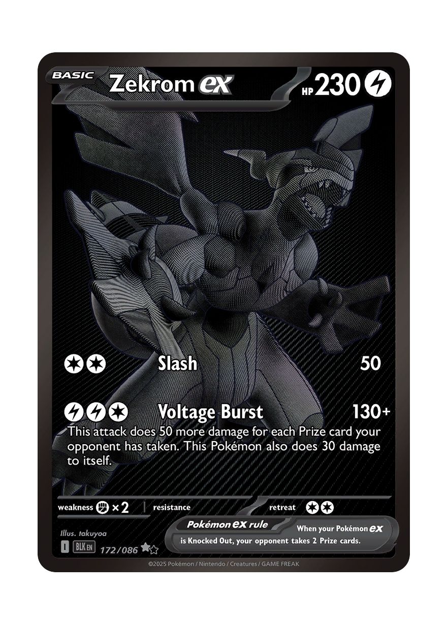 Zekrom ex (172/86) - Black Bolt