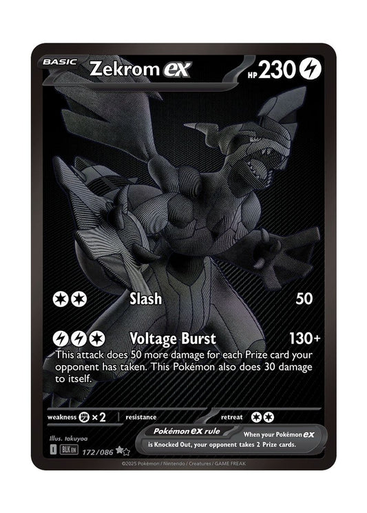 Zekrom ex (172/86) - Black Bolt
