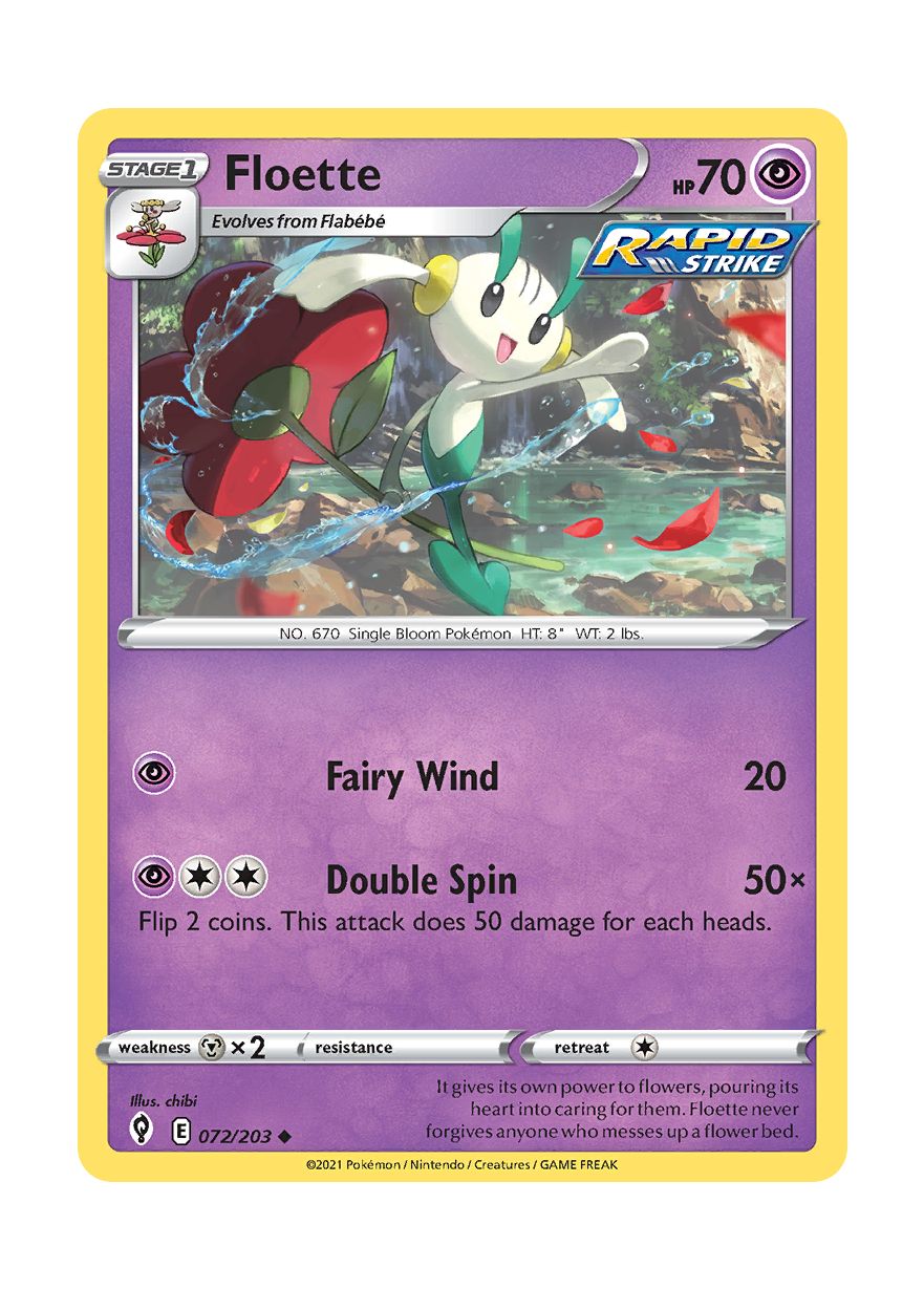 Floette - Reverse Holo (072/203) - Evolving Skies