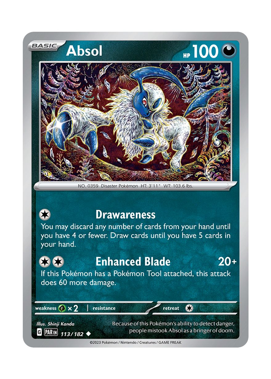 Absol - Reverse Holo (113/182) - Paradox Rift