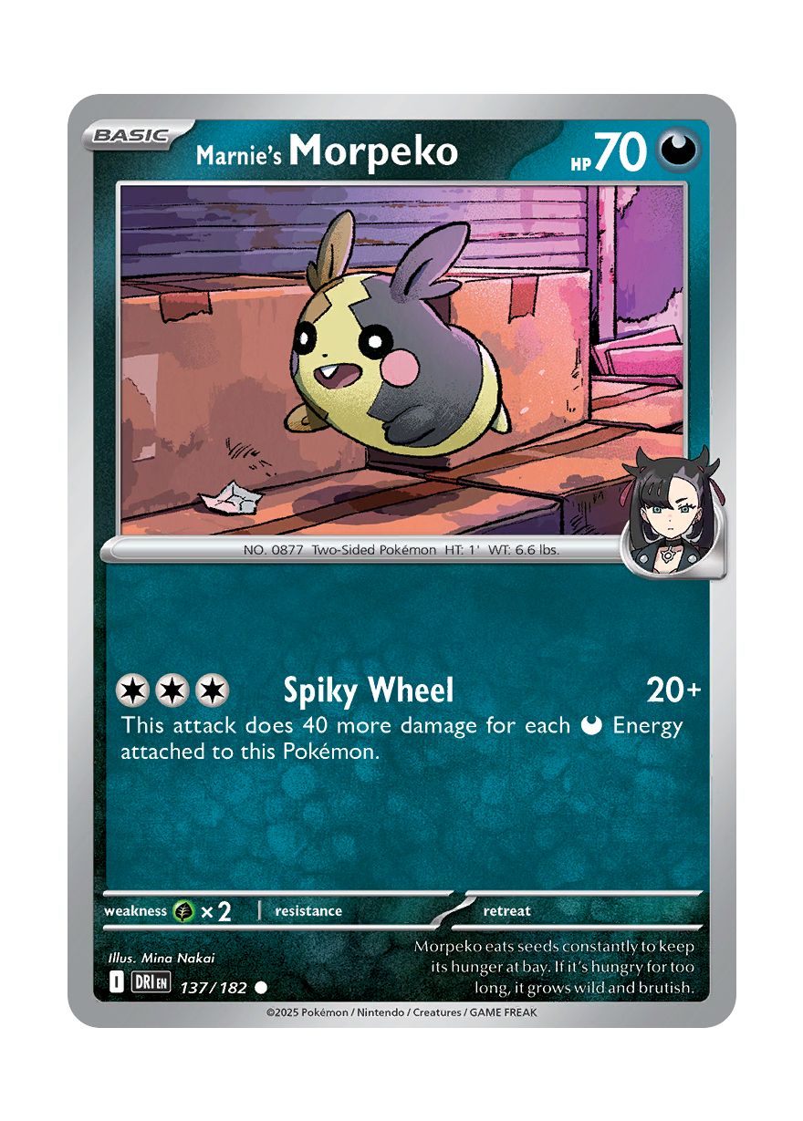 Marnie's Morpeko (137/182) - Destined Rivals