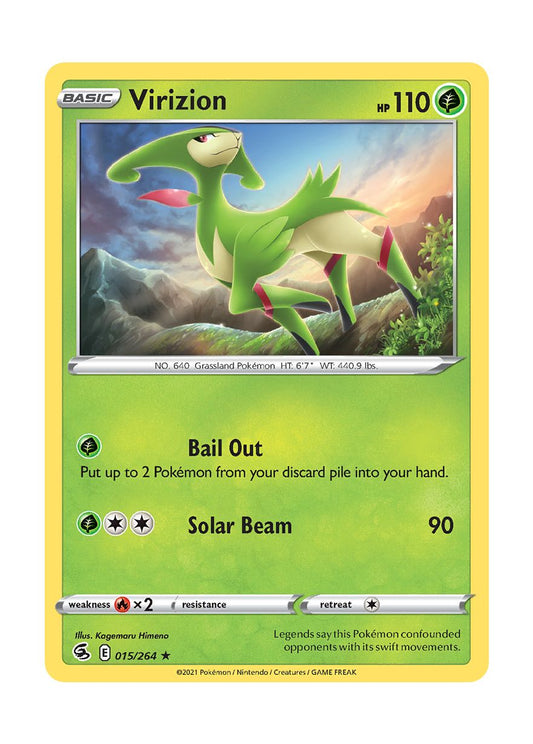 Virizion - Reverse Holo (015/264) - Fusion Strike