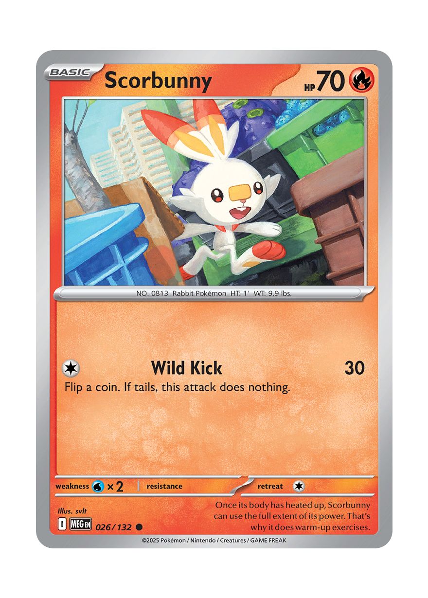 Scorbunny (026/132) - Mega Evolution