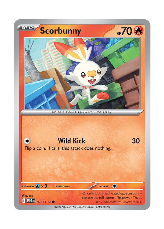 Scorbunny (026/132) - Mega Evolution