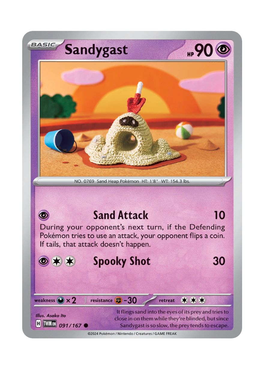 Sandygast - Reverse Holo (091/167) - Twilight Masquerade