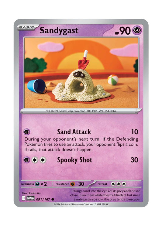 Sandygast - Reverse Holo (091/167) - Twilight Masquerade
