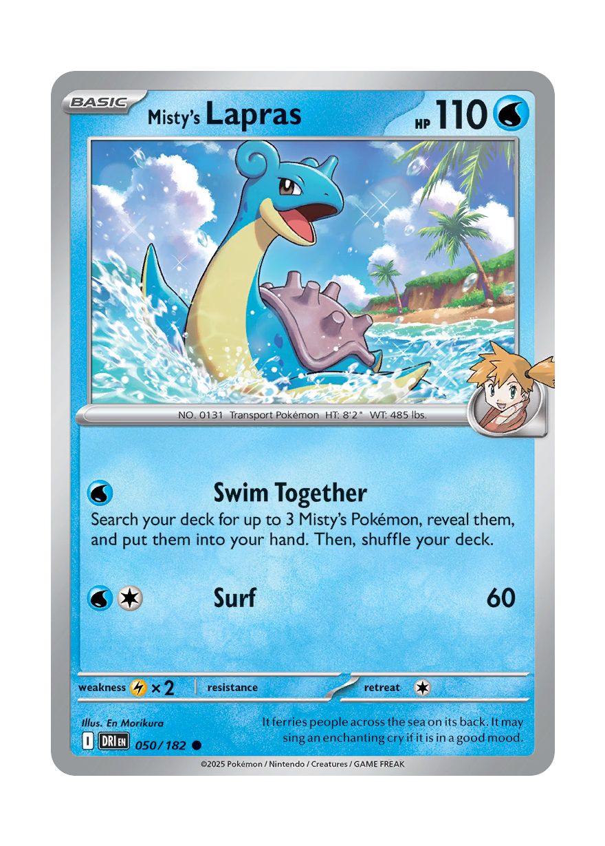 Misty's Lapras (050/182) - Destined Rivals