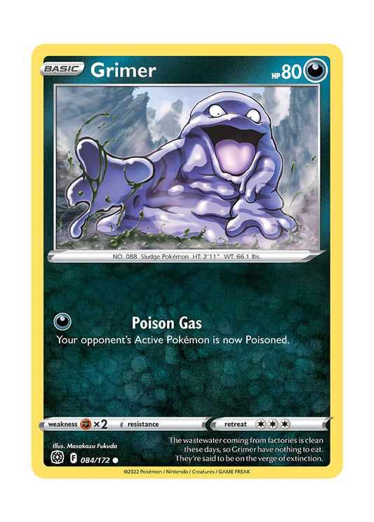 Grimer - Reverse Holo (084/172) - Brilliant Stars