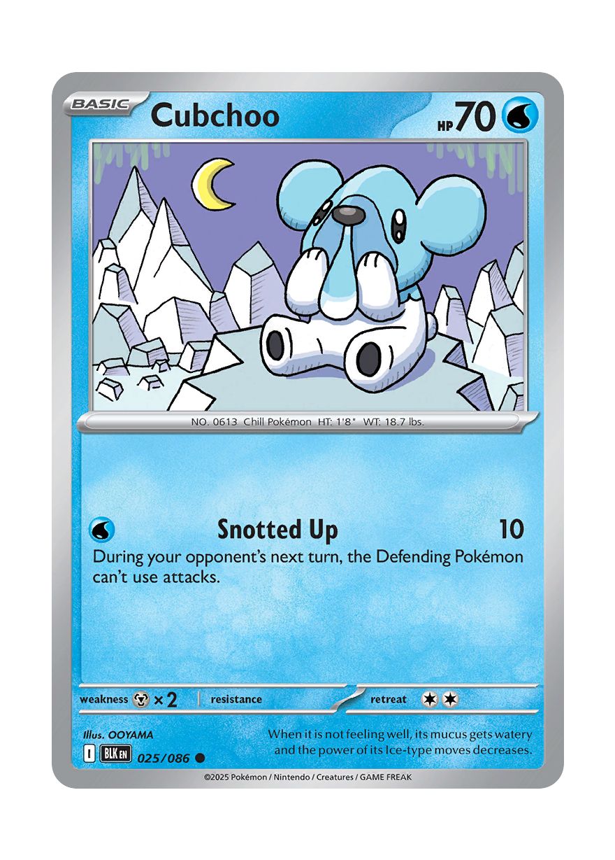 Cubchoo (025/86) - Black Bolt