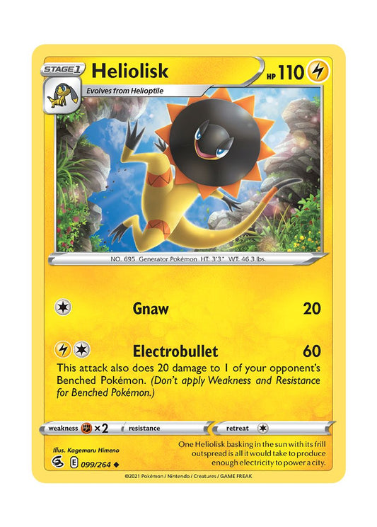 Heliolisk - Reverse Holo (099/264) - Fusion Strike