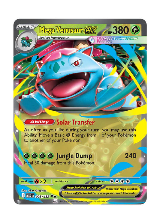Mega Venusaur ex (003/132) - Mega Evolution