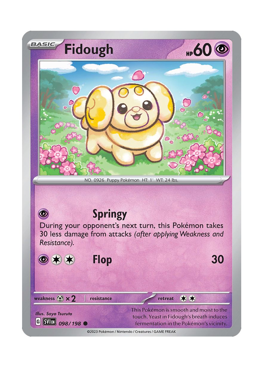 Fidough - Reverse Holo (098/198) - Scarlet & Violet