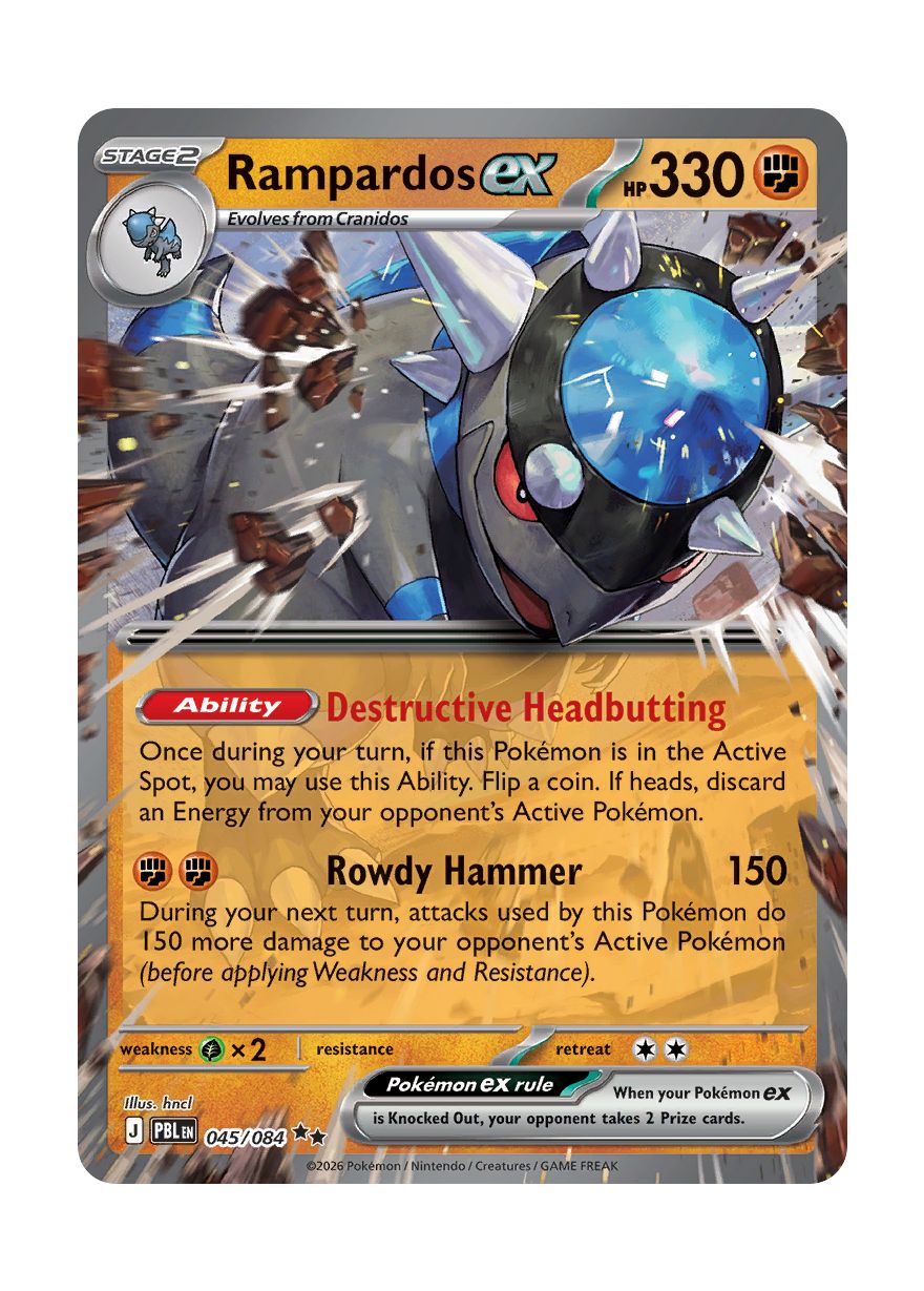Rampardos ex (045/84) - Pitch Black