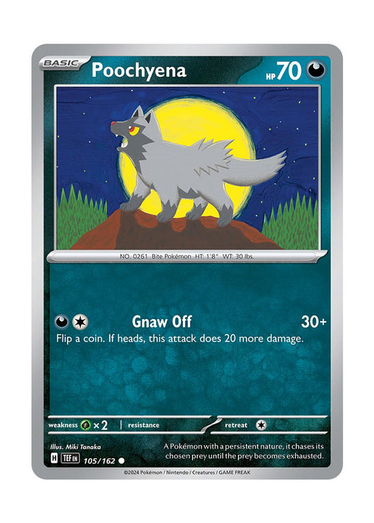 Poochyena - Reverse Holo (105/162) - Temporal Forces