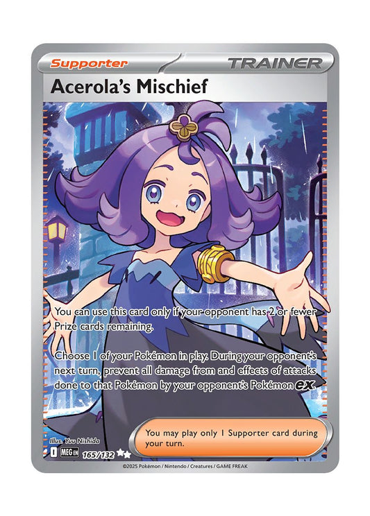 Acerola's Mischief (165/132) - Mega Evolution