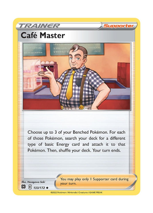 Café Master - Reverse Holo (133/172) - Brilliant Stars