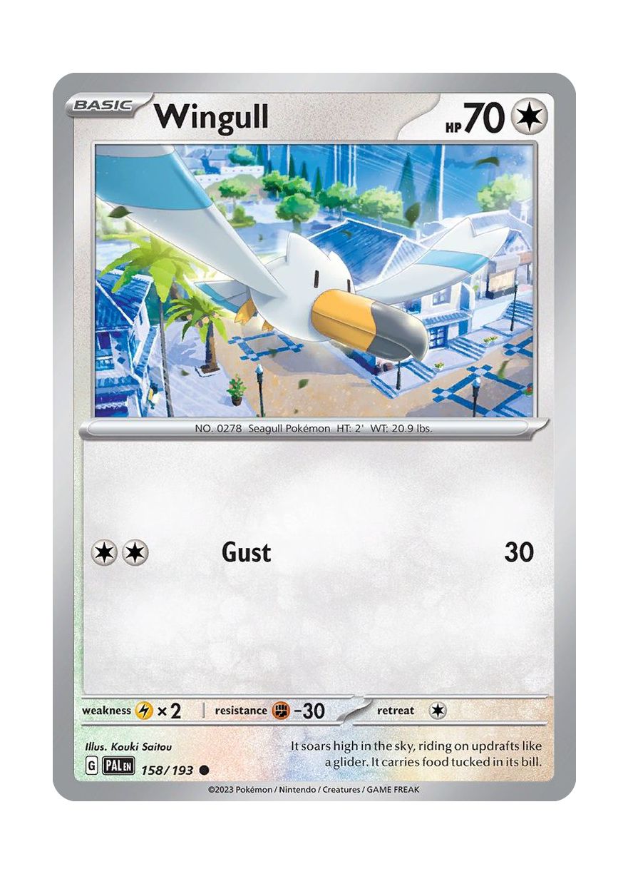 Wingull - Reverse Holo (158/193) - Paldea Evolved