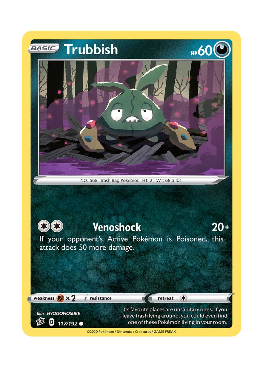 Trubbish - Reverse Holo (117/192) - Rebel Clash
