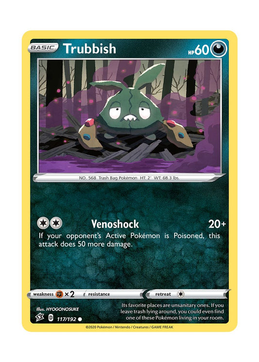 Trubbish - Reverse Holo (117/192) - Rebel Clash