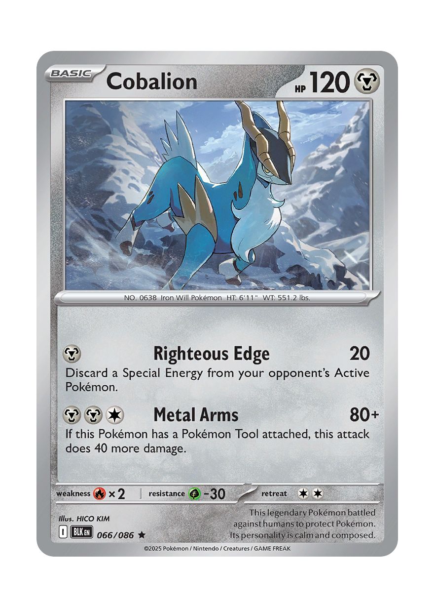 Cobalion (066/86) - Black Bolt