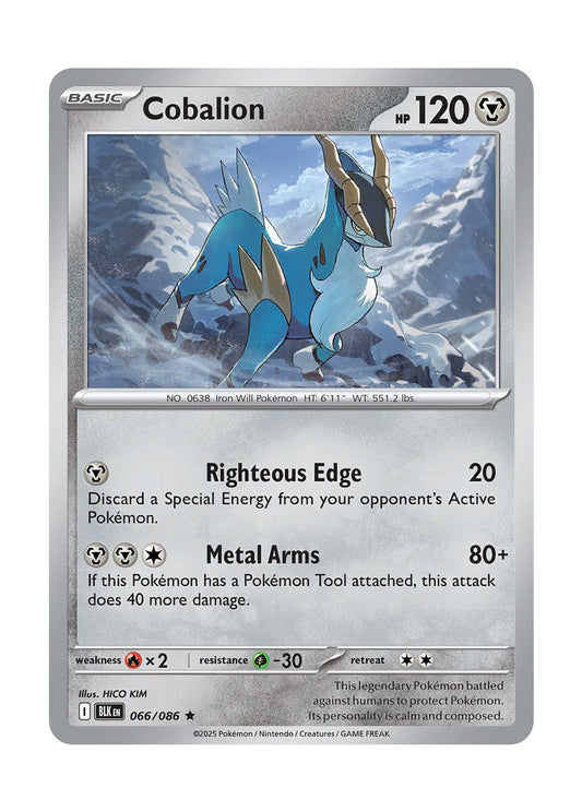 Cobalion (066/86) - Black Bolt