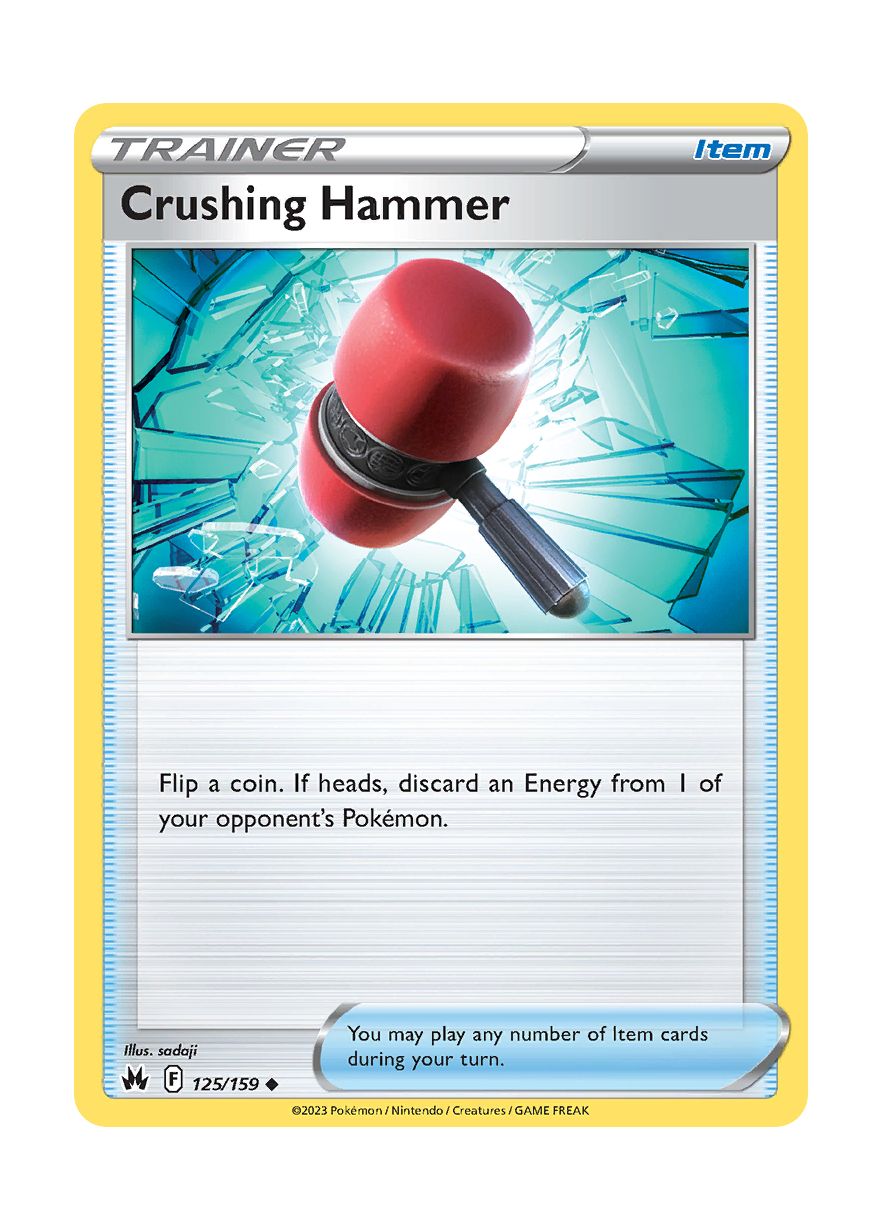 Crushing Hammer - Reverse Holo (125/159) - Crown Zenith