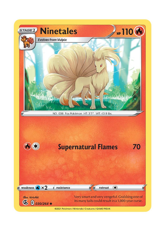 Ninetales - Reverse Holo (030/264) - Fusion Strike