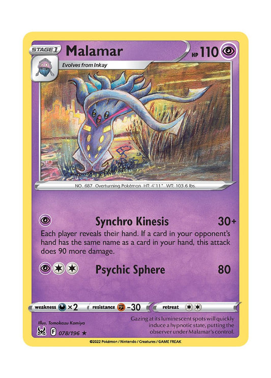 Malamar - Reverse Holo (078/196) - Lost Origin
