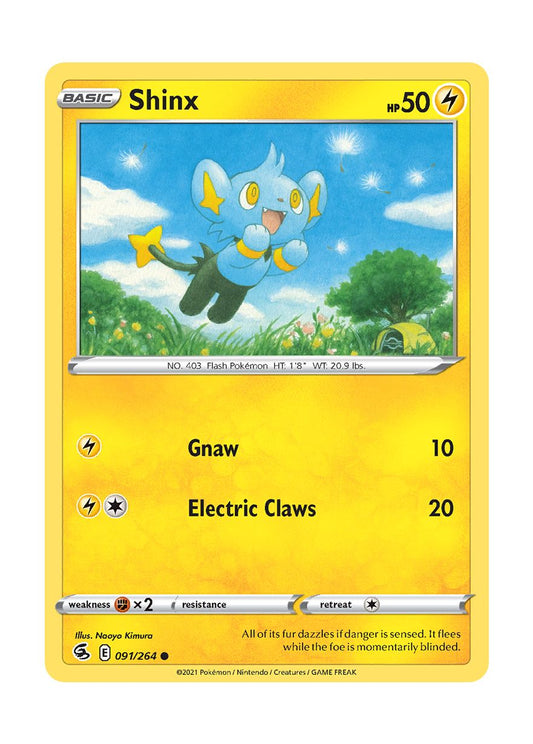 Shinx - Reverse Holo (091/264) - Fusion Strike
