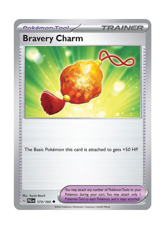 Bravery Charm - Reverse Holo (173/193) - Paldea Evolved