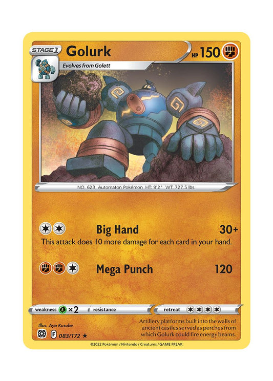 Golurk - Reverse Holo (083/172) - Brilliant Stars