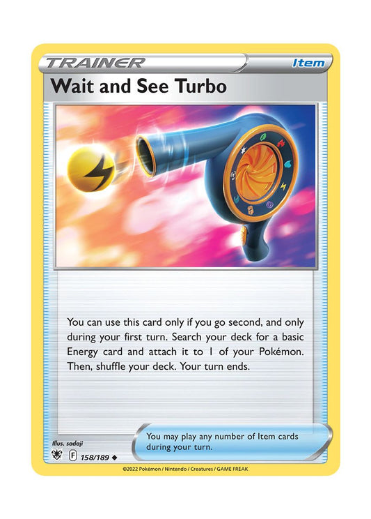 Wait and See Turbo - Reverse Holo (158/189) - Astral Radiance