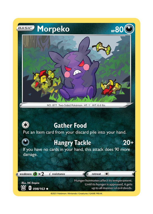 Morpeko - Reverse Holo (098/163) - Battle Styles