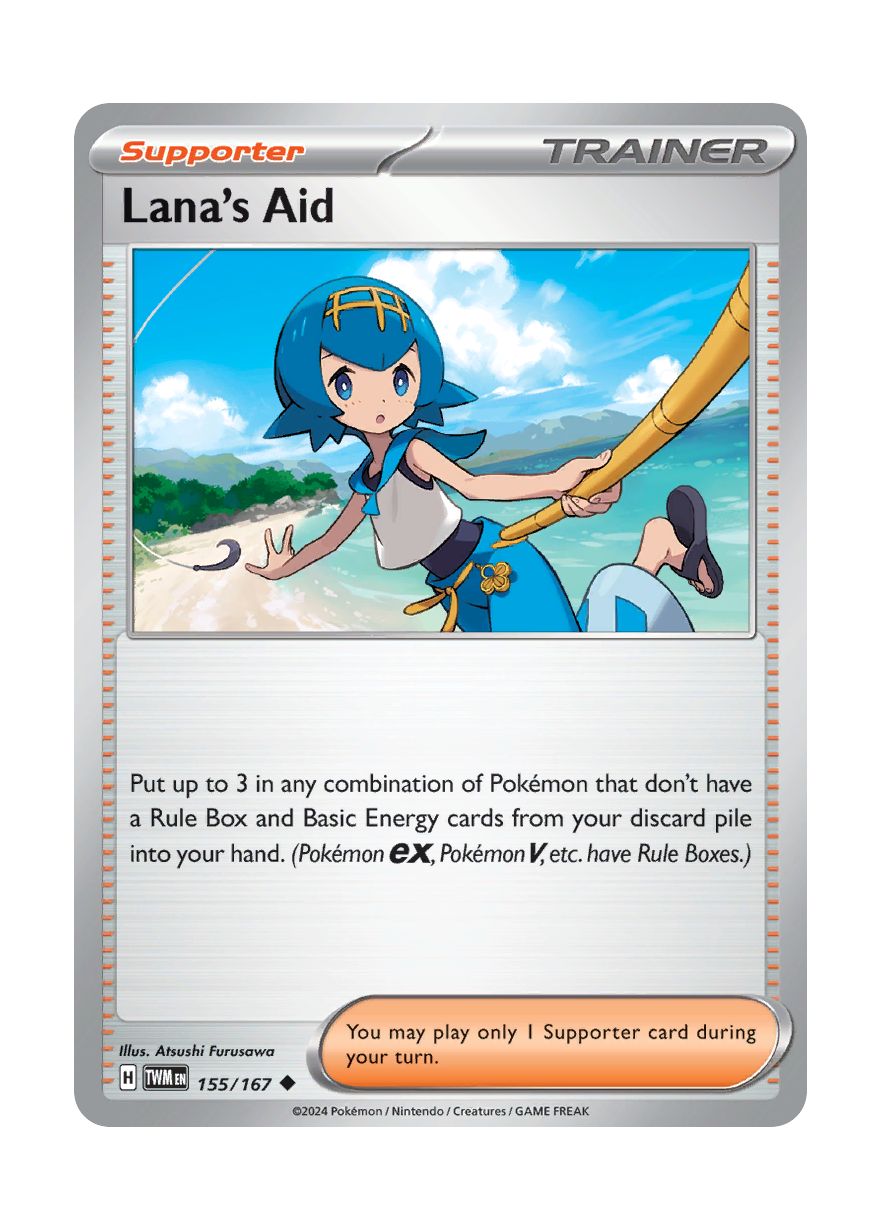 Lana's Aid - Reverse Holo (155/167) - Twilight Masquerade