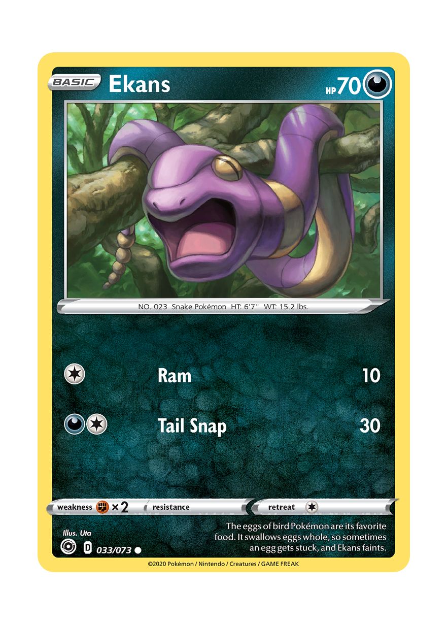 Ekans - Reverse Holo (033/73) - Champion's Path