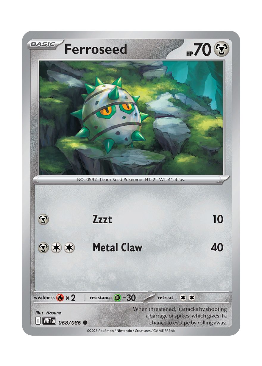 Ferroseed (068/86) - White Flare