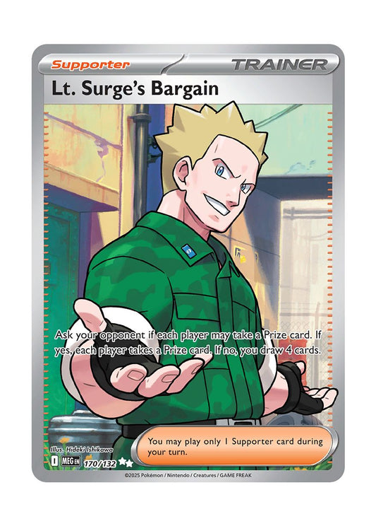 Lt. Surge's Bargain (170/132) - Mega Evolution