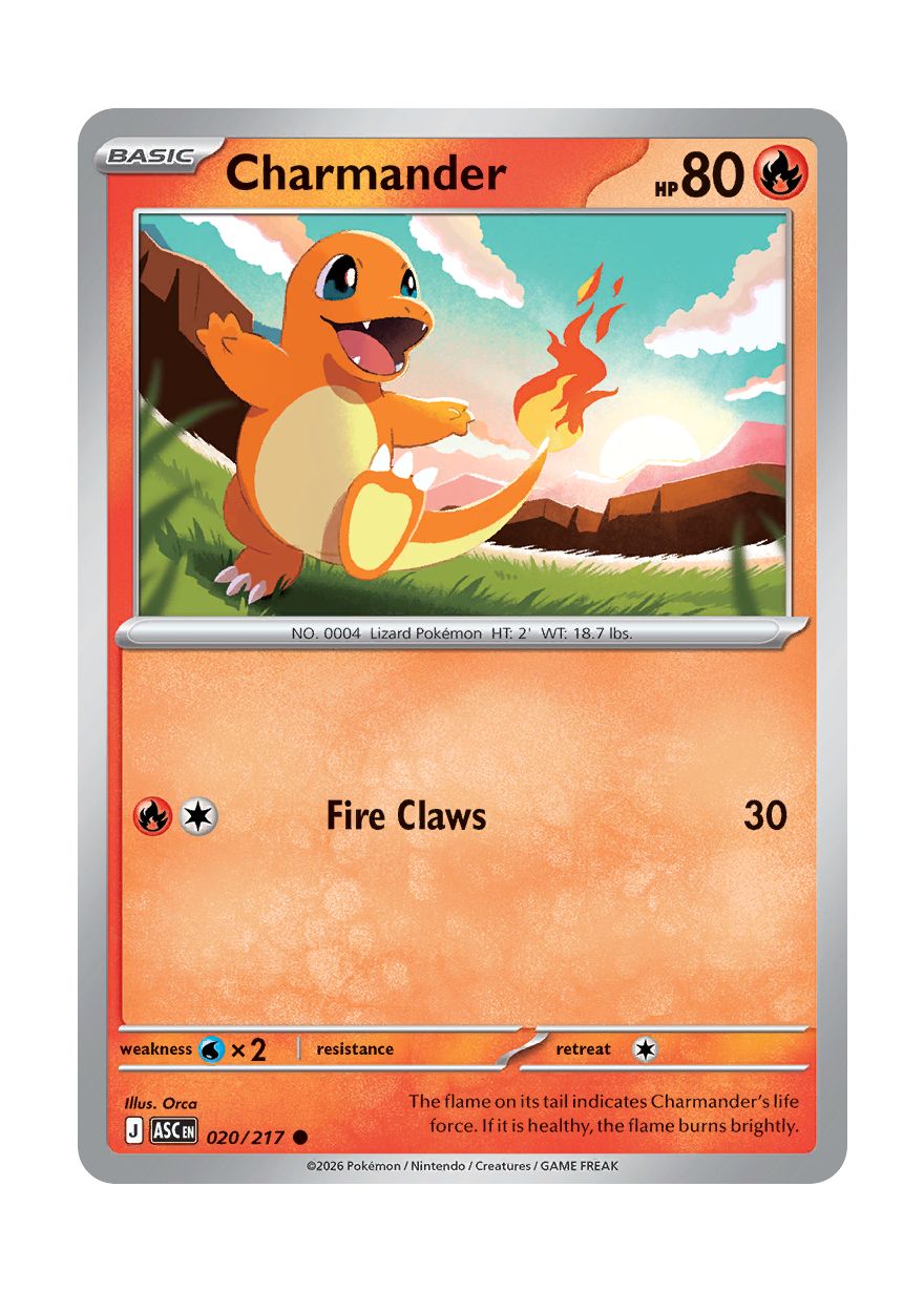 Charmander (020/217) - Ascended Heroes