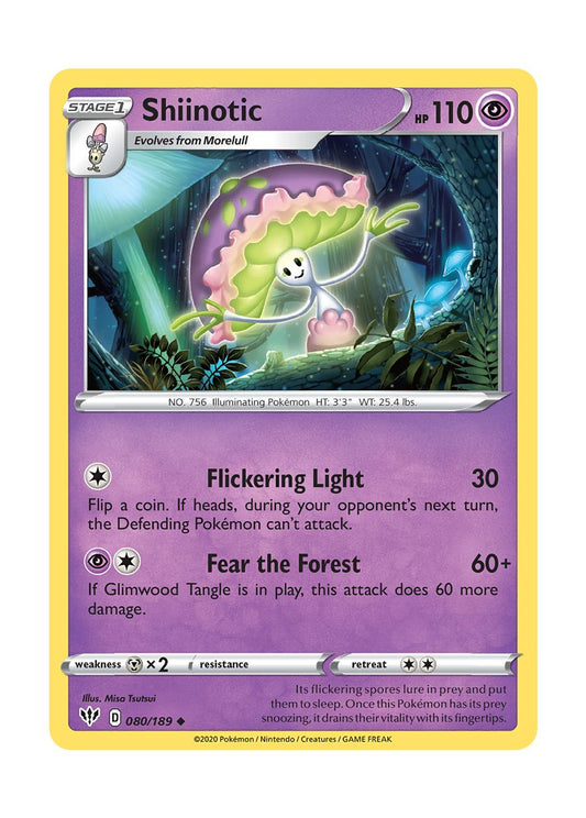 Shiinotic - Reverse Holo (080/189) - Darkness Ablaze