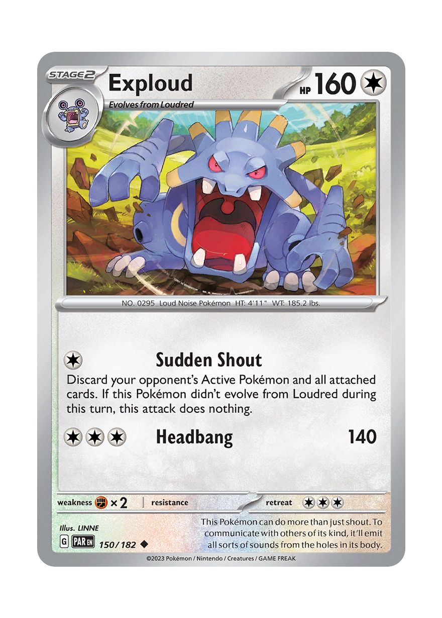 Exploud - Reverse Holo (150/182) - Paradox Rift