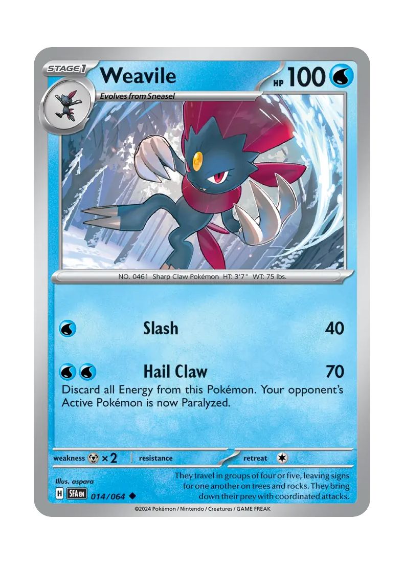 Weavile (014/64) - Shrouded Fable