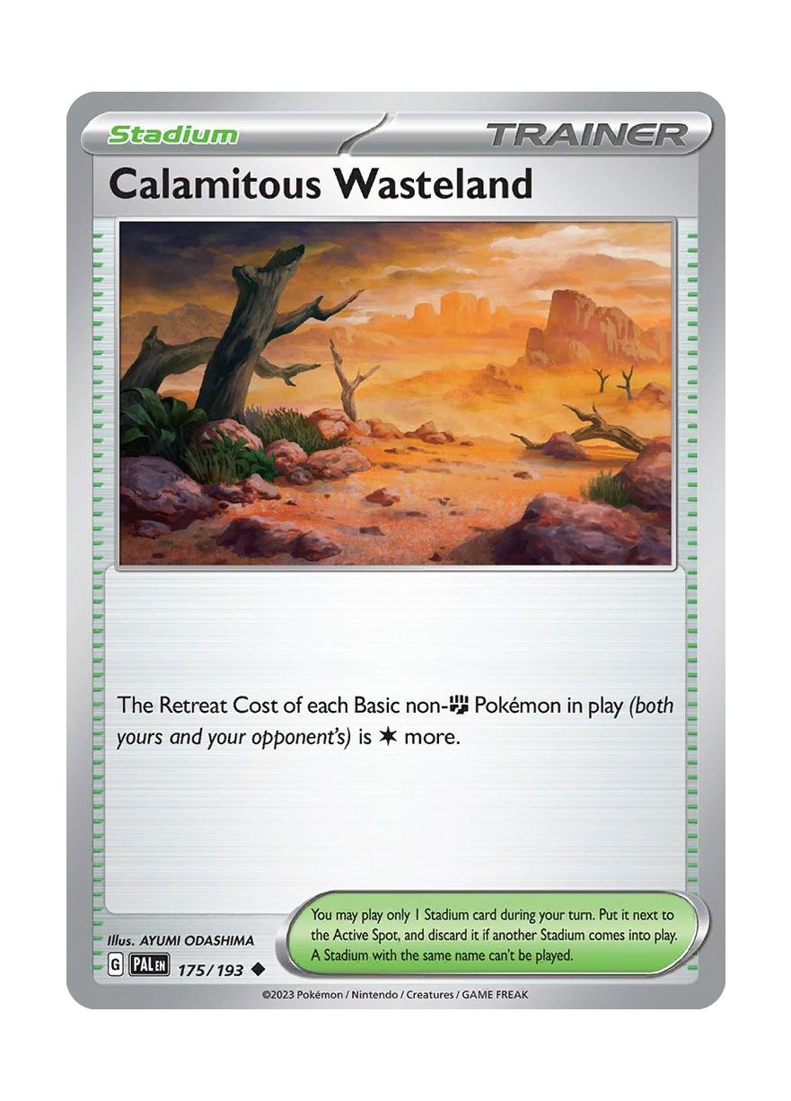 Calamitous Wasteland - Reverse Holo (175/193) - Paldea Evolved