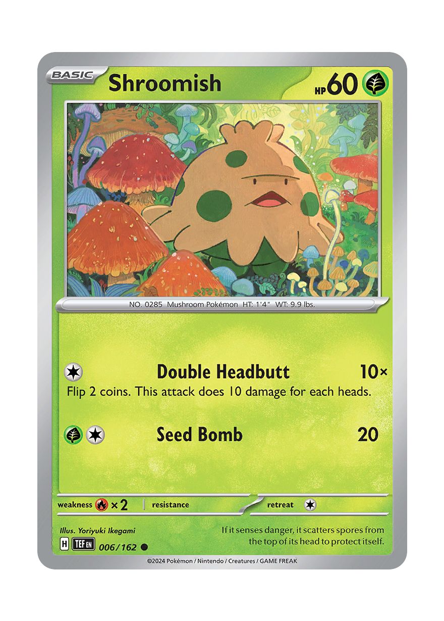 Shroomish - Reverse Holo (006/162) - Temporal Forces